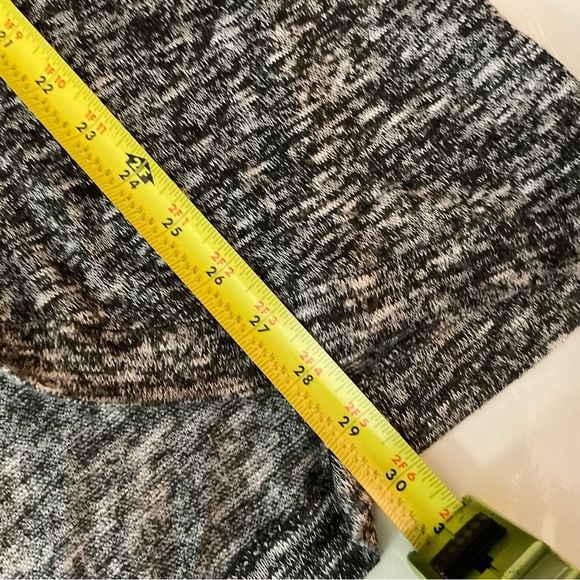 Lane Bryant Short Sleeve Open Front Cardigan Space Dye Black 18/20 - Picture 6 of 6